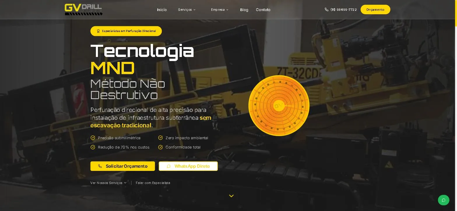 Screenshot of the GV Drill project