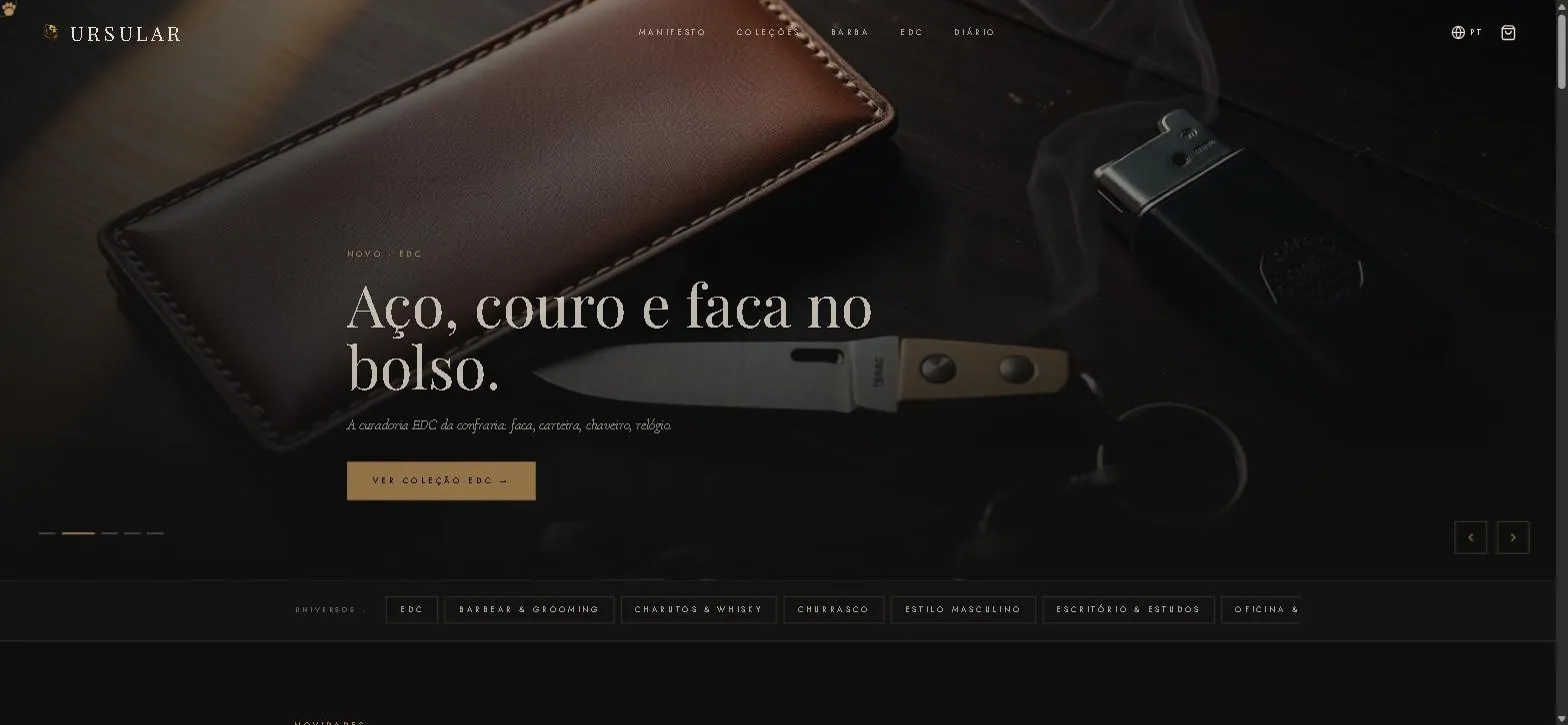 Screenshot of the Ursular project
